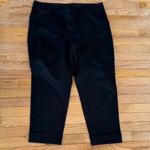 J. Jill Charcoal Cropped Pants